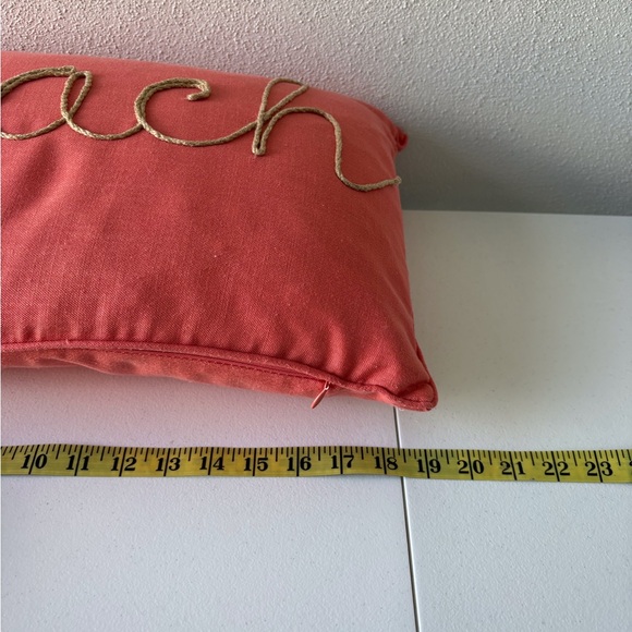 Coastal Decor Throw Pillows 3 Sizes Decor Starfish Beach Ocean‎ Embroidered - Picture 5 of 16